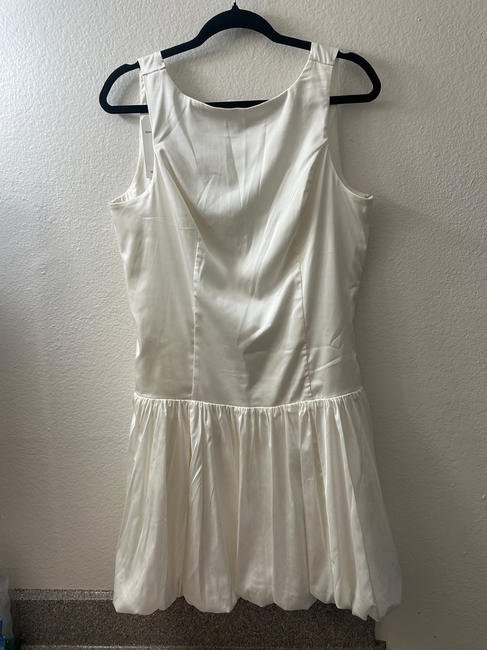 Abercrombie white bubble bridal dress